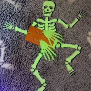 NEW handmade plastice glow in the dark hand earrings